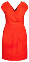 Thumbnail for your product : City Chic Classic Wrap Dress - sunkist