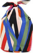 Thumbnail for your product : Emilio Pucci Printed Silk Lido Bucket Bag