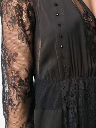Aniye By lace layer maxi dress