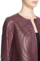 Thumbnail for your product : Lafayette 148 New York Women's Callia Laser Cut Lambskin Leather Jacket