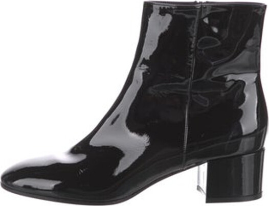 ブーツその他 Gianvito Rossi Glossy Patent Leather Ankle Boots P00924531.jpg