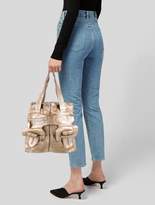 Thumbnail for your product : Chloé Metallic Leather Tote