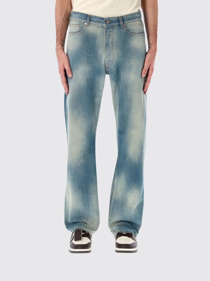 Off-White Jeans Men color Blue