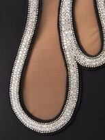 Thumbnail for your product : David Koma Flame Crystal-embellished Side-slit Crepe Dress