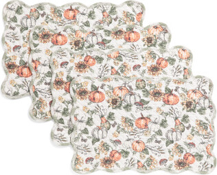 TJMAXX 4Pk 13X19 Hertitage Pumpkin All Over Placemats - ShopStyle