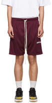 Thumbnail for your product : Essentials Burgundy Mesh Logo Shorts