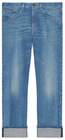 gucci denim pant with web