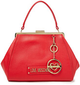 Thumbnail for your product : Love Moschino Textured-leather Tote