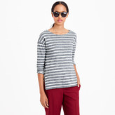 Thumbnail for your product : J.Crew Side-zip stripe tee