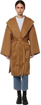 Loewe Belted Wool & Cashmere Cloth Coat