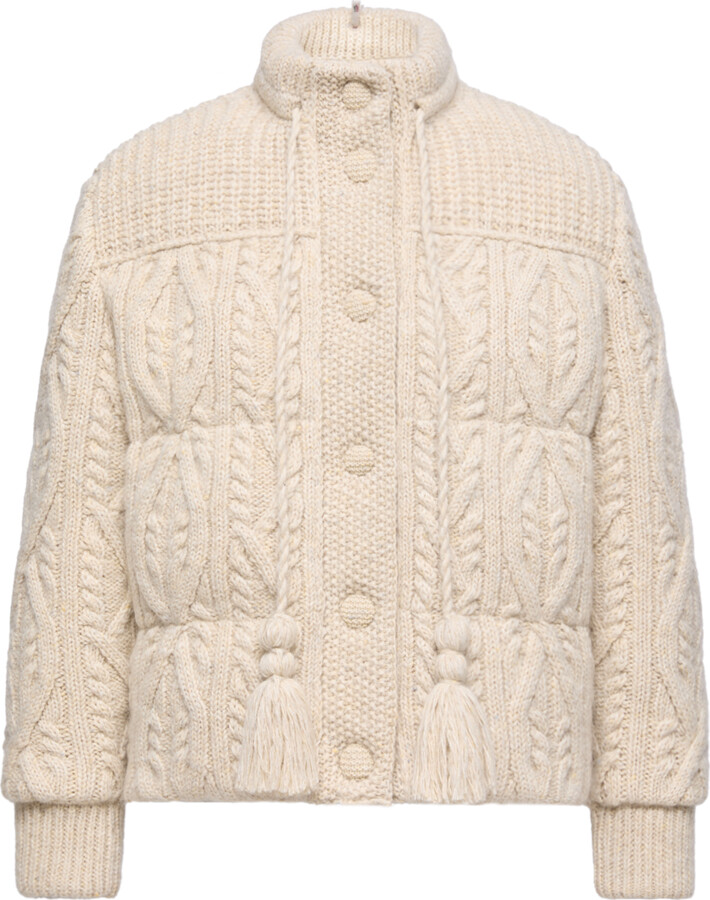 MONCLER GRENOBLE Moncler Melgven Wool Blend Short Down Jacket, Women,