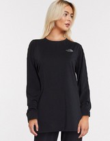 Thumbnail for your product : The North Face Easy long sleeve t-shirt in black