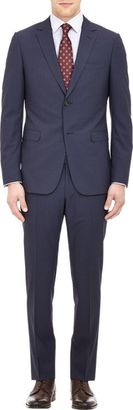 Z Zegna 2264 Z Zegna Tonal Weave Two-Button Suit-Colorless