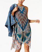 Thumbnail for your product : INC International Concepts Printed Handkerchief-Hem Dress, Created for Macy's