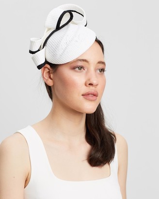 Max Alexander - Women's White Fascinators - Pillbox Fascinator With Loops - Size One Size at The Iconic