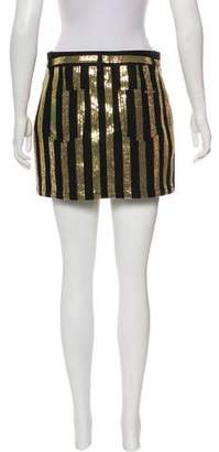 Michael Kors Sequin Embellished Mini Skirt
