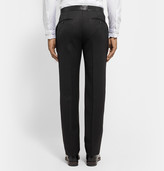 Thumbnail for your product : Alexander McQueen Slim-Fit Satin-Trimmed Wool-Gabardine Tuxedo Trousers