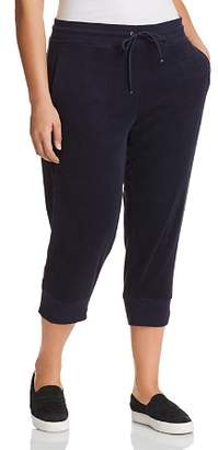 Andrew Marc Plus Terry Cropped Jogger Pants