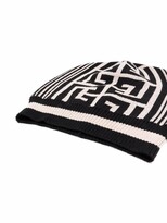 Thumbnail for your product : Balmain Monogram Knitted Beanie