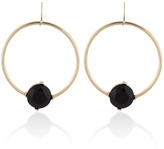 Thumbnail for your product : White House Black Market Gold Jet Drop Hoop Earrings