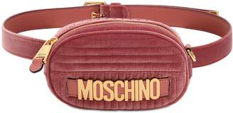 Moschino Velvet Belt Pack
