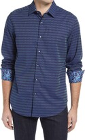 Thumbnail for your product : Robert Graham Cubist Classic Fit Dobby Stripe Button-Up Shirt