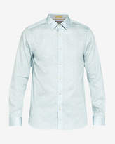 Thumbnail for your product : Ted Baker ANANDA Phormal tonal print cotton shirt