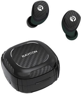 Raycon The Impact True Wireless Active Noise Canceling Earbuds with Charging Case Bluetooth Carbon Black (RBE775-23E-BLA)