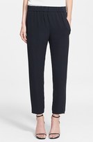 Thumbnail for your product : Theory 'Korene' Crop Silk Blend Trousers