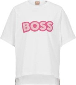 HUGO BOSS x Alica Schmidt stretch-cotton T-shirt with logo