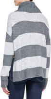Thumbnail for your product : Alice + Olivia Rya Boxy Stripe Sweater
