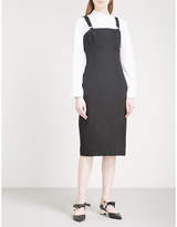 Proenza Schouler Bustier strapless cotton-blend dress