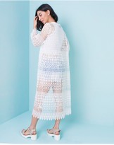 Thumbnail for your product : Missy Empire Marrisa Cream Crochet Kimono