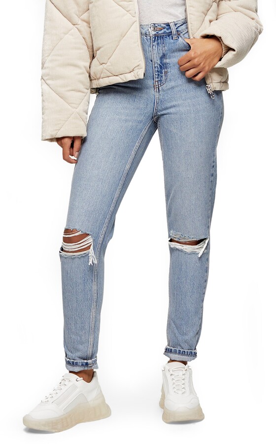 High-waisted Mom Jeans Topshop | Shop the world's largest collection of  fashion | ShopStyle