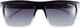 Thumbnail for your product : Quay 56mm Gradient Square Sunglasses
