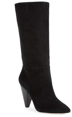 something navy parker suede boot