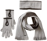 Thumbnail for your product : Calvin Klein Two-Tone Scarf/Headband/Glove Set (3 Piece)