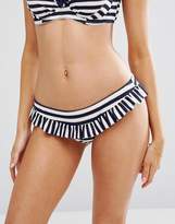 Thumbnail for your product : Floozie by Frost French Textured Stripe Bikini Bottom