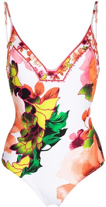 Camilla Floral-Print Swim-Suit