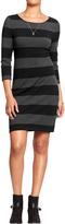 Thumbnail for your product : Old Navy Women's 3/4-Sleeved Striped Jersey Dresses