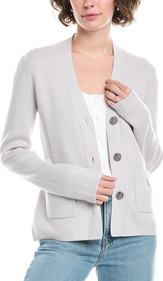Raffi Puff Shoulder Wool & Cashmere-Blend Blazer