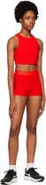 Thumbnail for your product : Outdoor Voices Red Zoom 1.5 Bloomer Sport Shorts