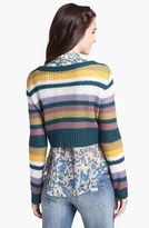 Thumbnail for your product : Rubbish Stripe Crop Sweater (Juniors)