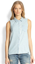 Thumbnail for your product : Splendid Sleeveless Jersey Shirt