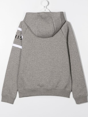 Givenchy Kids TEEN logo-print zip-up hoodie
