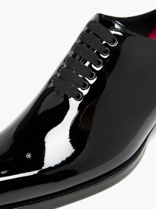 Tom Ford Ner Patent-leather Oxford Shoes - Black
