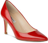 Thumbnail for your product : LK Bennett Floret saffiano patent leather court shoes