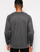 Thumbnail for your product : ASOS Sweatshirt With Quilted Panels And Applique Print