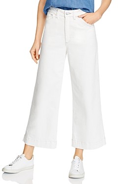 ag white cropped jeans