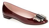 Thumbnail for your product : Kate Spade 'nisella' embellished flat (Women)